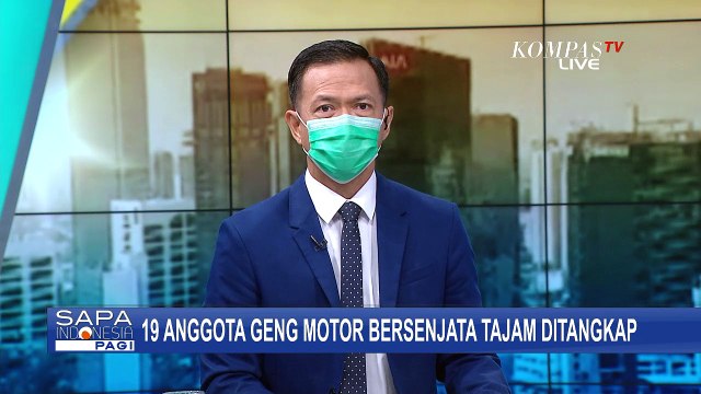 Polisi Tangkap 19 Anggota Geng Motor Bersenjata Tajam