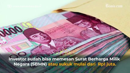 Pemesanan Sukuk Ritel SR014 Tembus Rp3,6 Triliun