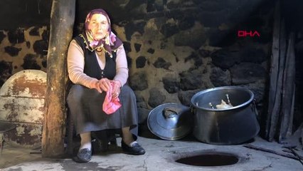 KARS Tandırda kazın tadı bir başka