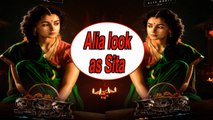 Alia Bhatt's look as Sita in 'RRR' released