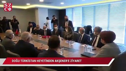 Doğu Türkistan heyetinden Akşener’e ziyaret