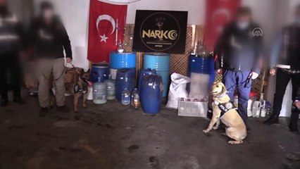 Sentetik uyuşturucu yapımında kullanılan yaklaşık 2 ton kimyasal madde ele geçirildi
