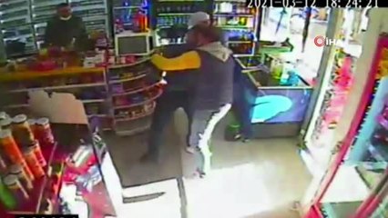 Marketteki alacak verecek davasında yumruklar konuştu