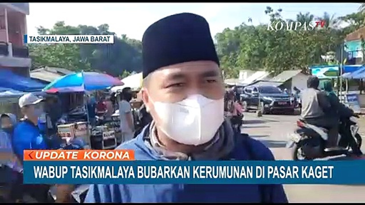 Wakil Bupati Tasikmalaya Marah saat Sidak Pasar Kaget