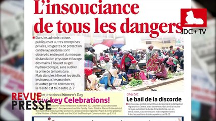 REVUE DE PRESSE CAMEROUNAISE DU 09 MARS 2021
