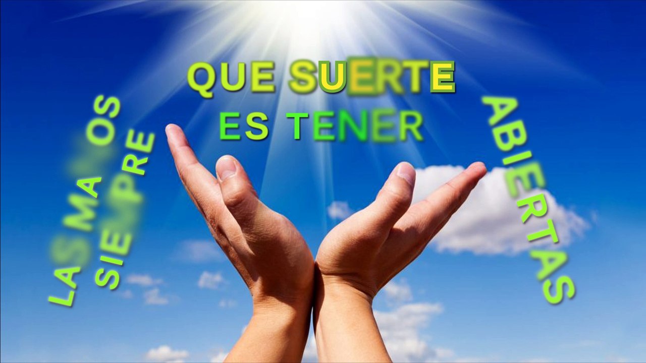 Manos abiertas (Música: Daniel ; Voz: María)