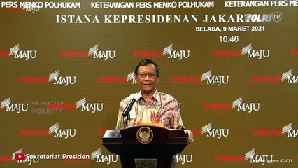 Keterangan Pers Menko Polhukam Hasil Temuan Investigasi KM 50