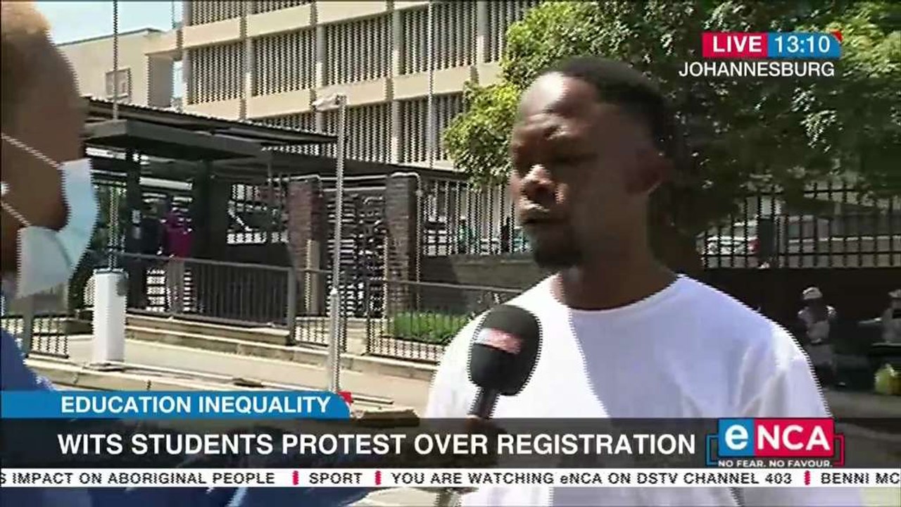 Wits students protest over registration