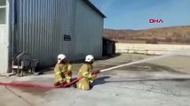 Kırıkkale'de gaz tankında yangın paniği