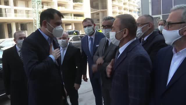 Çevre ve Şehircilik Bakanı Kurum: İstanbul Finans Merkezi'miz yaklaşık 3 milyon 300 bin metrekare inşaat alanına sahip. Şu an inşaat ilerleme...