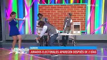 Humor: jurados electorales aparecen después de dos días