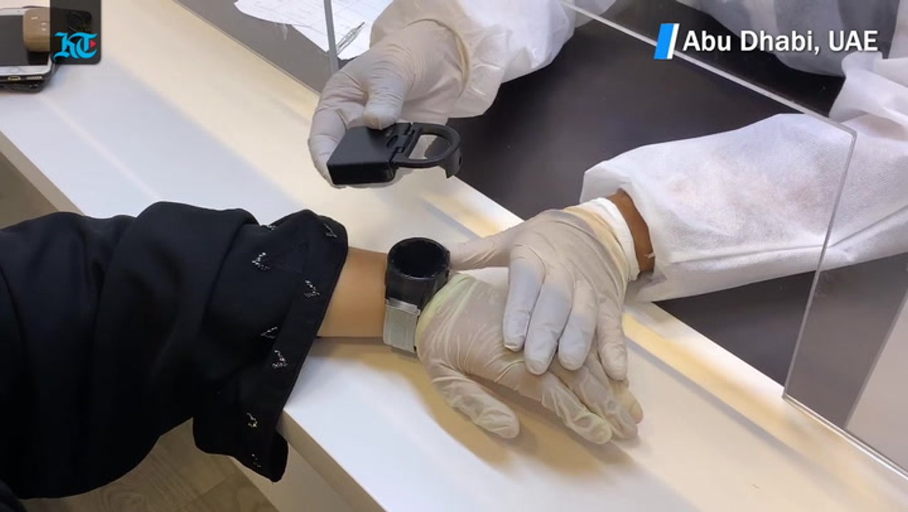 Abu Dhabi's quarantine wristbands explained under 60 seconds