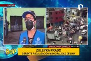 Municipalidad de Lima realiza operativo para erradicar ambulantes y cachineros en Manzanilla