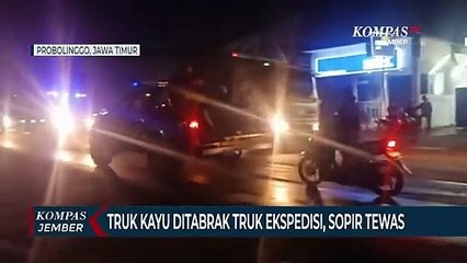 Sopir Tewas Ditabrak Truk Saat Memperbaiki Gardan Kendaraan di Pinggir Jalan