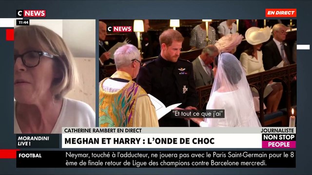 La journaliste Catherine Rambert dénonce dans Morandini Live sur CNews les accusations de racisme de Meghan Markle: Je trouve ça mensonger ! - VIDEO