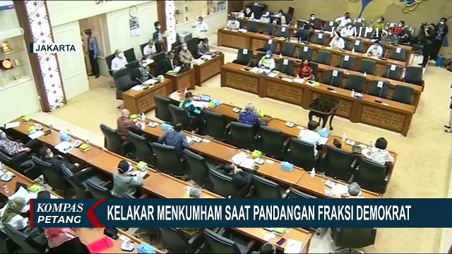 Begini Kelakar Menkumham Yasonna Laoly saat Pandangan Fraksi Demokrat
