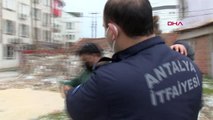 ANTALYA Ailesinin evde tek başına bıraktığı minik Bebil'i, itfaiye kurtardı