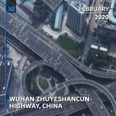 Before and after satellite images show the impact of coronavirus