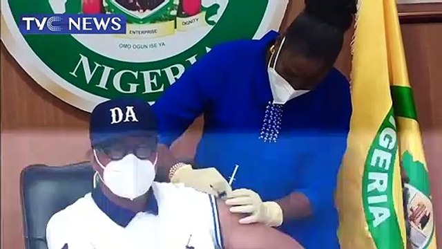 Governor Abiodun receives COVID-19 vaccines