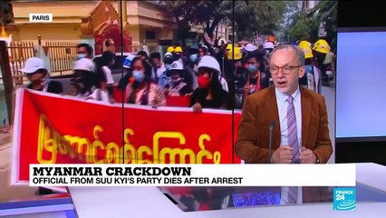 Myanmar party official dies after arrest, hundreds escape overnight security siege