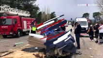Fethiye-Antalya yolunda katliam gibi kaza! 5 kişi feci şekilde öldü