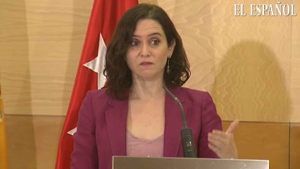 Ayuso culpa a Pedro Sánchez de haber promovido "una madrileñofobia nunca vista hasta el momento"