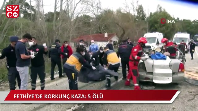 Fethiye-Antalya karayolunda feci kaza: 5 ölü