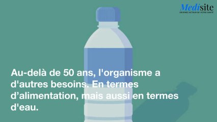 Quelle eau boire après 50 ans ?