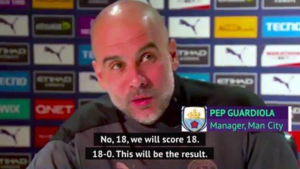 City will win 18-0! - Pep in sarcastic mood ahead of Southampton clash