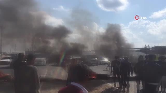 Şanlıurfa'da DEDAŞ protestosu... Çiftçiler lastik yakıp yol kapattı
