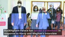 Meghan & Harry Interview: Palace Releases Statement