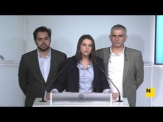 Els partits del 'no' bloquegen la proposta de desconnexió de JxSí (28/10/2015)