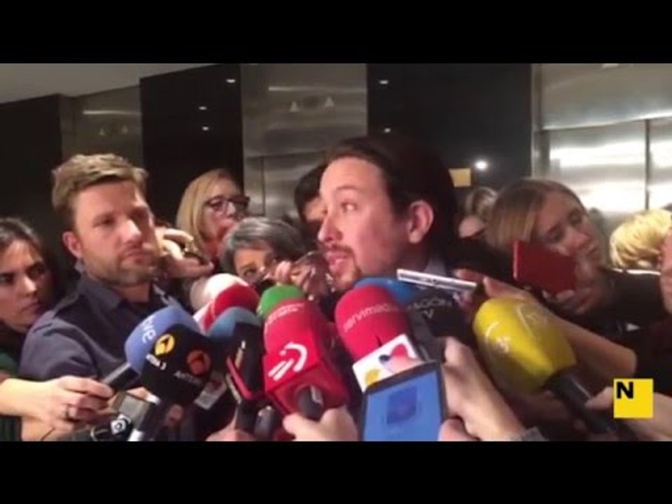Iglesias: "Volem garanties que el PSOE no mira a la dreta"