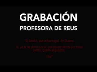  ÀUDIO: El niño de Reus llorando y la maestra: “Guarro, asqueroso”