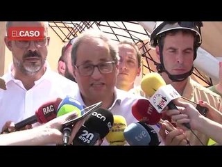 INCENDI TARRAGONA | Quim Torra fa una crida a la prudència: "No ens podem permetre un segon incendi"