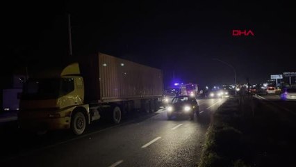 İZMİR TIR'a çarpan otomobilin sürücüsü öldü