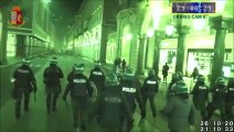 Torino - Guerriglia in centro durante protesta contro restrizioni scattano arresti (09.03.21)