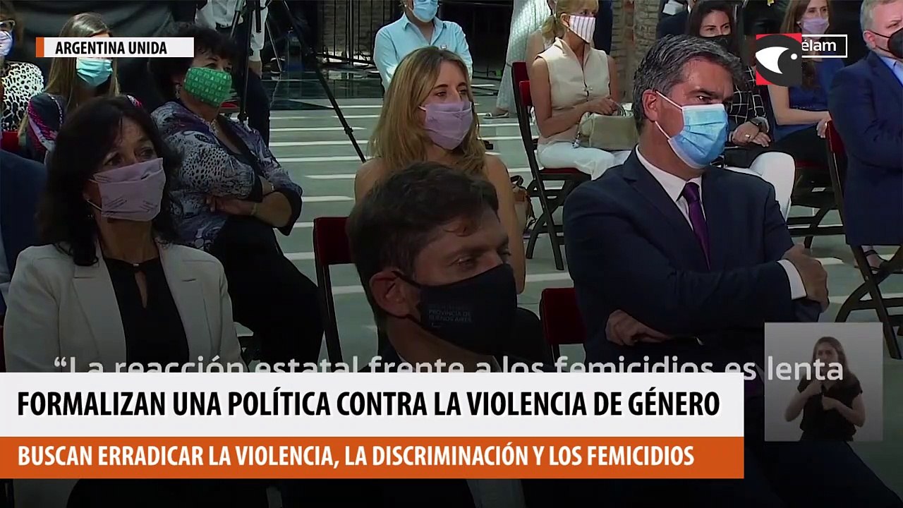 Formalizan una politica contra la violencia de genero