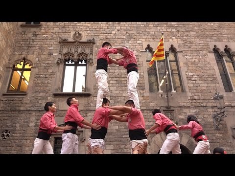 Presentació de gala dels castellers xinesos