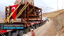 Hasankeyf Kalesi Orta Kapısı taşındı