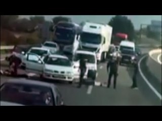 Espectacular detenció a l'AP 7