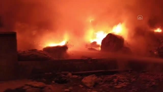 KAHRAMANMARAŞ - Hurdalıkların toplandığı alanda çıkan yangın söndürüldü