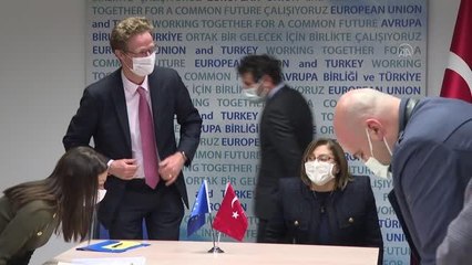 TBB Başkanı Şahin, AB Türkiye Delegasyonu Başkanı Landrut'la görüştü