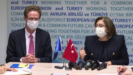 ANKARA - TBB Başkanı Şahin, AB Türkiye Delegasyonu Başkanı Landrut'la görüştü