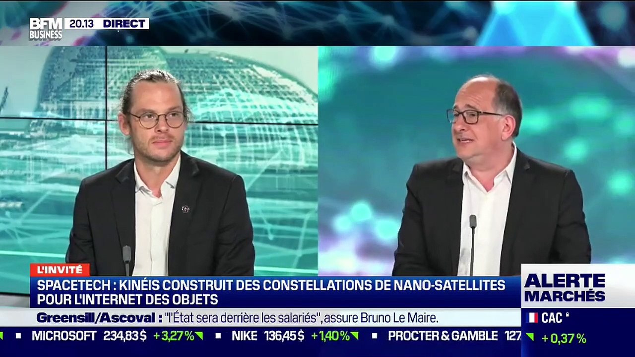 Alexandre Tisserant (Kinéis) : Kinéis construit des constellations de nano-satellites pour l'Internet des objets - 09/03