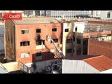 INCENDIO BADALONA | Vista exterior del edificio totalmente calcinado