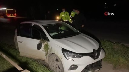 Sakarya'da sokağa çıkma kısıtlamasında bir garip kaza