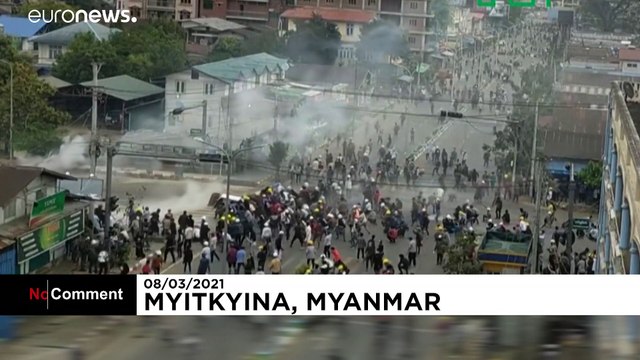 Birmanie : des manifestants dispersés par les coups de feu