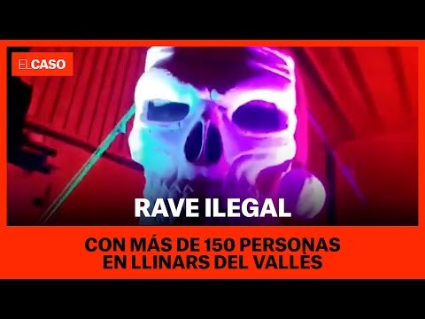 Rave ilegal con más de 150 personas en Llinars del Vallès