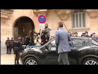 Insulten Urdangarin a l'arribada a l'Audiència de Palma